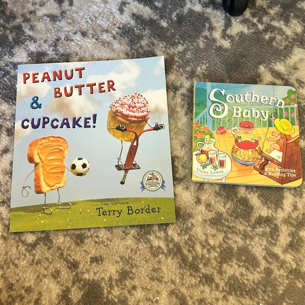 Scholastic Kids Books -Peanut Butter & Cupcakes & Southern Baby